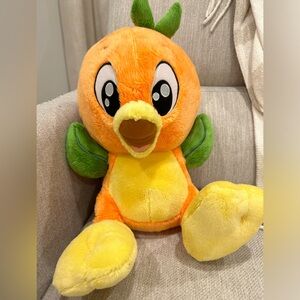 Disney Parks Orange Bird Big Feet Scented 11" Stuffed Animal Plush Lovie